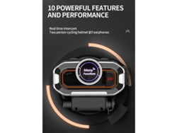 Capacete Moto Bluetooth Intercom Fm LAXISCREED