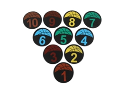 2026-conos Planos Marcadores De Piso Numerados 1-10 Para Entrenamiento De Fútbol Baloncesto Velocidad Agilidad