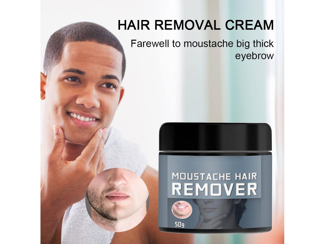 Crema depilatoria hidratante para la barba masculina
