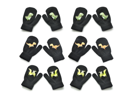 6 Pares De Guantes De Abrigo - (T-Rex Velociraptor Pterosaur) * 2 6 Pares De Guantes De Abrigo - (T-Rex Velociraptor Pterosaur) * 2 JEIIBRZUI