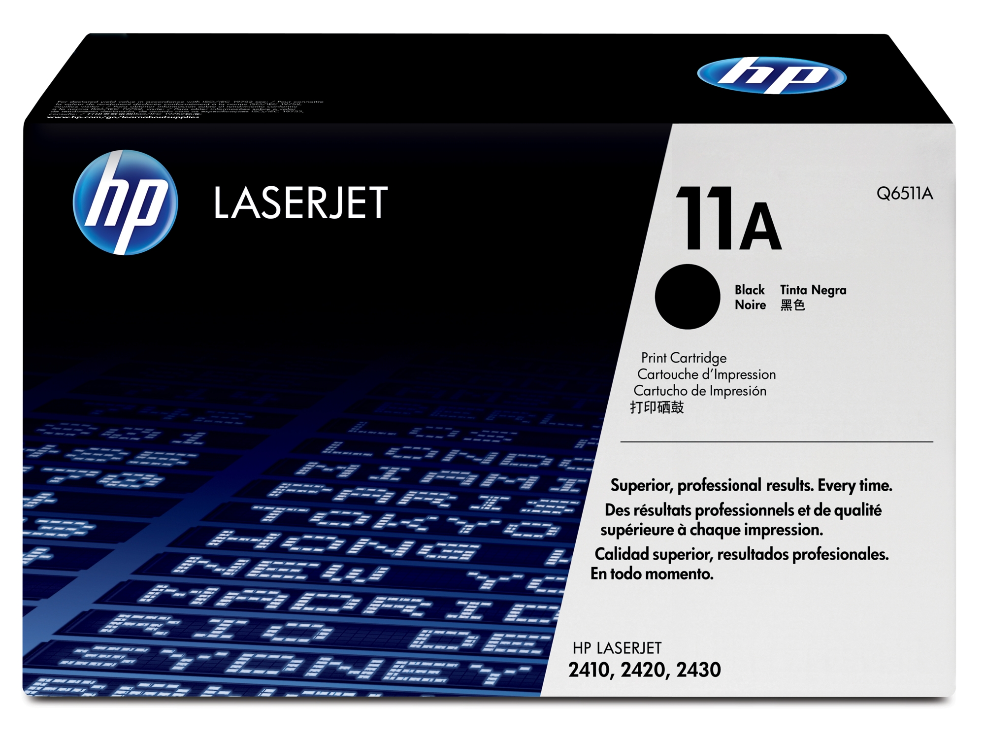 Cartucho de tóner original LaserJet HP 11A negro para Laserjet series 2410, 2420 y 2430