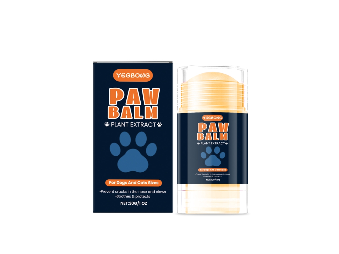 Bálsamo hidratante para patas de mascotas: cuidado suave para patas secas.
