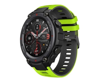 Correa Pioneer para Amazfit T-Rex Pro Verde Claro y Negro