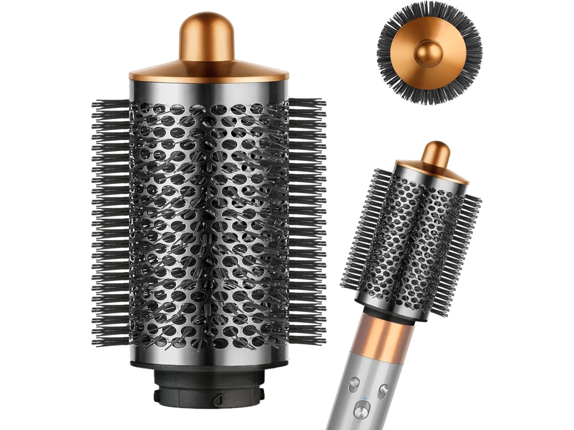 Cepillo voluminizador redondo grande Dyson Airwrap, dorado