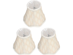 Juego De 3 Pantallas De Lámpara Modernas De Tela Con Portalámparas E1.