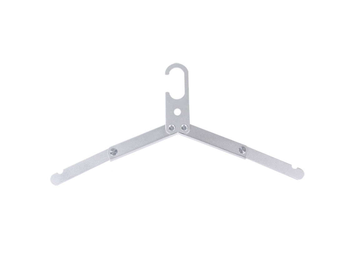 RNEMITERY Percha de Viaje Plegable en Aleación de Aluminio Ligera y Resistente para Ropa Hogar Plata