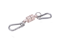 Llavero Magconnect Con Liberación Magnética, 2 Kg, Prácticamente Desmontable, Asequible, Color Plata Y Oro Rosa.