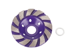 Disco De Esmeril De Segmento Diamante 100mm*5mm 6 Agujeros Para Mármol Concreto Piedra