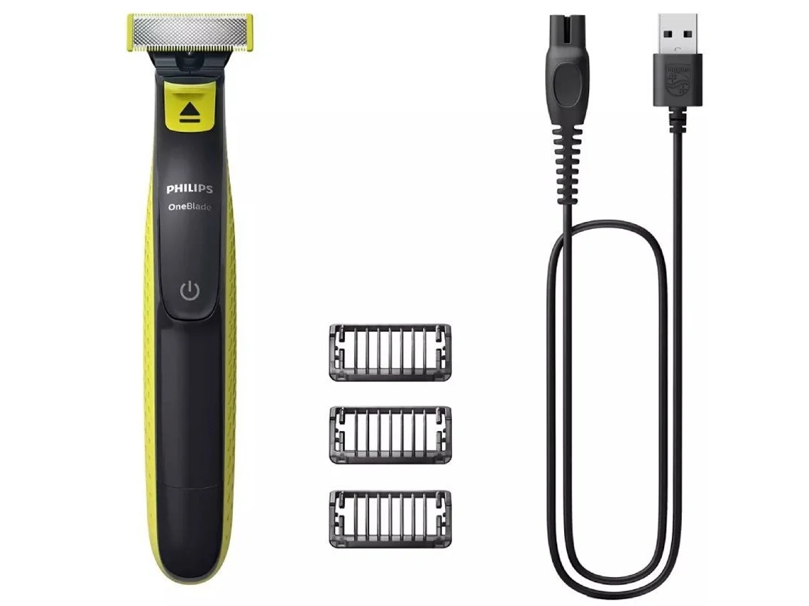 Cortabarbas PHILIPS Oneblade Qp-2724/10/ Con Batería/ 3 Accesorios