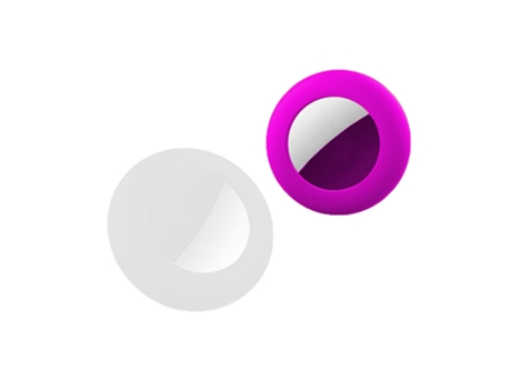 Airtag Cat Collar Holder Compatible con Apple Airtag GPS Tracker, Funda Impermeable, Color Claro Violeta ZMDECQNA