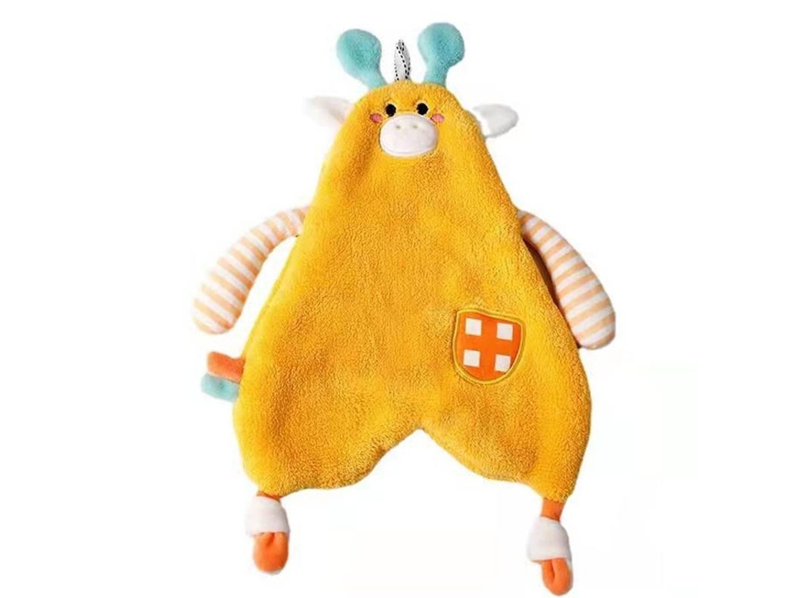 2026-31141-toallas Para Niños Lindas Con Colgador Toallas Decorativas Suaves Absorbentes Baño (amarillo)