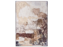 Impressão Para Parede Com Moldura Beliani Delvin De Material Sintético Castanho 73x4x103