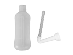 Botella De Enjuague Nasal Neti Pot De Silicona Abs, Limpiador Manual De Nariz, Botella De Irrigación Nasal Para Adultos Y Niños, 310 Ml, Color Blanco