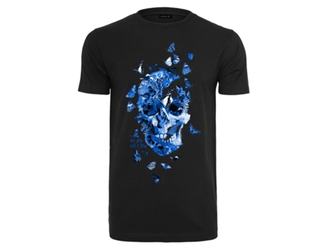 Camiseta MISTER TEE Butterfly Skull Negro (L)