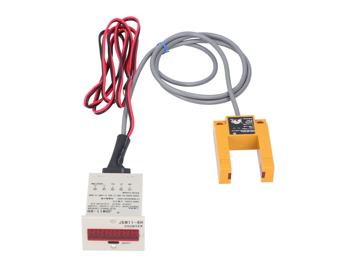 Contador digital Berm Bem-6h-30e4-ctac380v con sensor industrial electrónico y pantalla automática