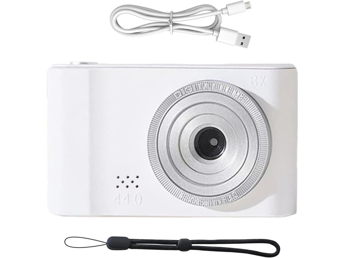Cámara Multicolor De 44 Mp Con Vídeo 4k, Zoom Óptico De 8x, Estabilización De Imagen, Compacta E Ideal Para Principiantes.