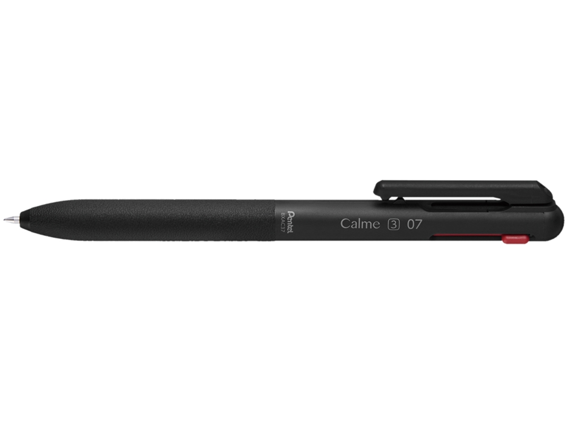Bolígrafo Retráctil Multicolorida PENTEL Calme-3 Negro
