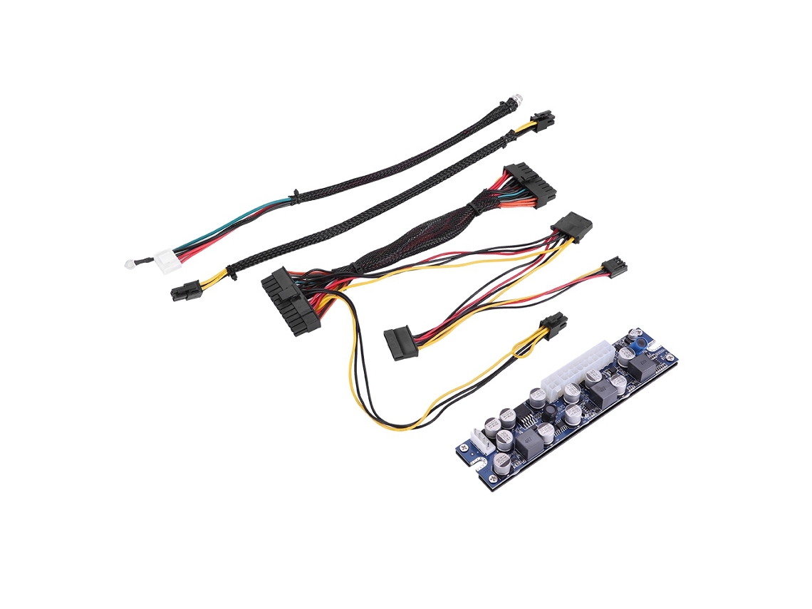 Fonte De Alimentação Dc-atx Ld-200w 19v Pin Módulo 24pin Atx 12v Aux Sem Ventilador Silencioso Para Placa-mãe Mini Itx