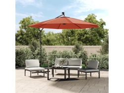 Tela de repuesto para sombrilla voladiza de 300 cm, color terracota, Wsd722722 Lovely Home