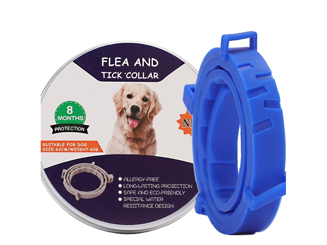 Inovarea Collar Antiparasitario Para Perros, 8 Meses Protección, Anti-pulgas Y Garrapatas, Hipoalergénico Y Resistente Al Agua-3