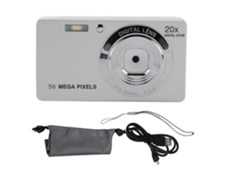 Cámara Digital 4k 56mp Compacta Con Zoom Digital 20x, Pantalla Lcd 2.7" Para Viajes, 64g