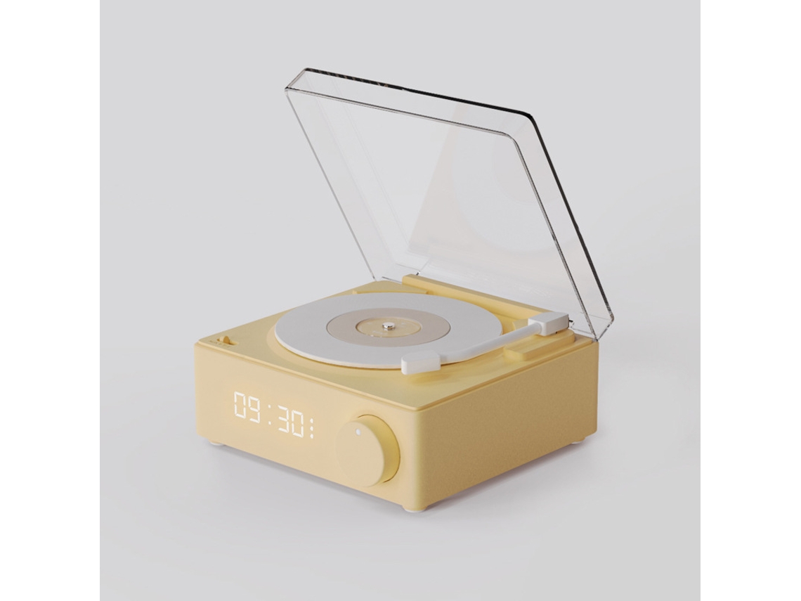 Tocadiscos SZSMART Altavoz Bluetooth inteligente inalámbrico reproductor de discos de vinilo despertador Audio W-Yx-005