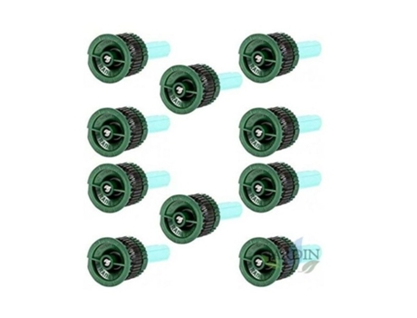 10 Boquillas He-Van-08 para Aspersor de Riego RAIN BIRD Alta Eficiencia Y Ahorro de Agua Alcance 2,4M Verde RAIN BIRD