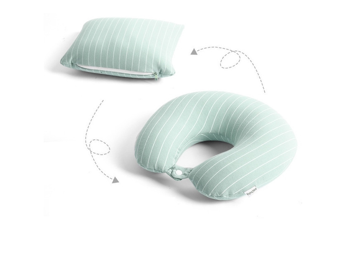 Almohada Cervical Multifuncional En Forma De U, Almohada De Espuma Viscoelástica Para Automóvil O Avión, Reposacabezas Suave Y Resistente.