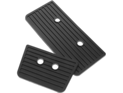 Almohadillas antideslizantes, fácil instalación, goma negra, 2 unidades, para batería de jazz, uso multifuncional.