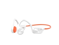 Auriculares Inalámbricos De Conducción Ósea (blancos), Resistentes Al Agua Ipx8, Ideales Para Nadar Y Equipados Con Bluetooth.