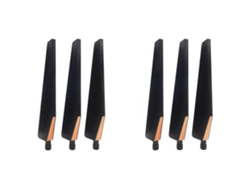 Antena SMA omnidireccional de 6 piezas para enrutador inalámbrico GT AC5300, tarjeta de red inalámbrica