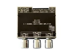 Módulo Amplificador De Áudio 2.1 Canais Com Bluetooth E Sintonização Contínua Painel Placa Amplificadora De Áudio