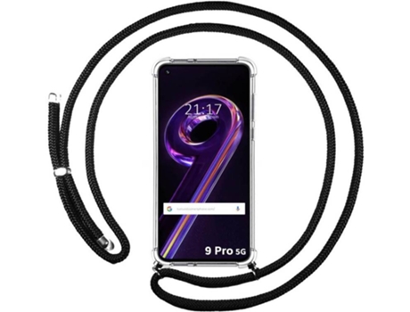 Carcasa Realme 9 Pro 5G TUMUNDOSMARTPHONE Colgante Negro