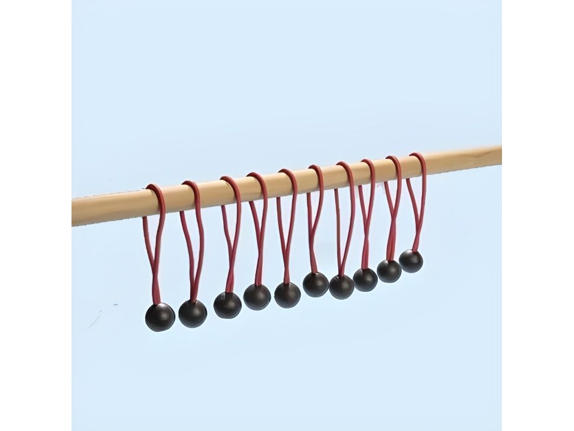 Laços Rápidos Para Lona Ribimex 10 Piezas Elástico Plástico Longitud Máxima 30 Cm
