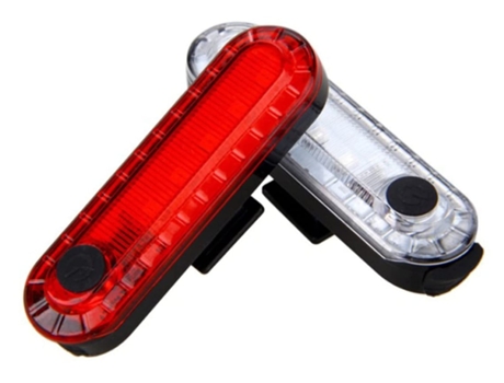2 uds luz trasera de bicicleta carga USB luz trasera Led superbrillante apta para cualquier bicicleta ENZONS luz trasera negra