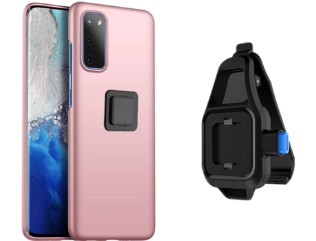 Carcasa Samsung S20 Turtleshell con Soporte de Cintura Rosa