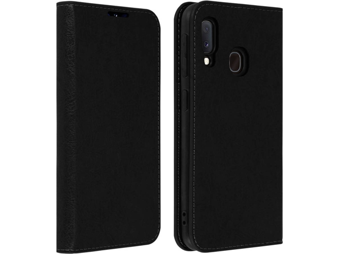 Funda Samsung Galaxy A20e AVIZAR Wallet Negro