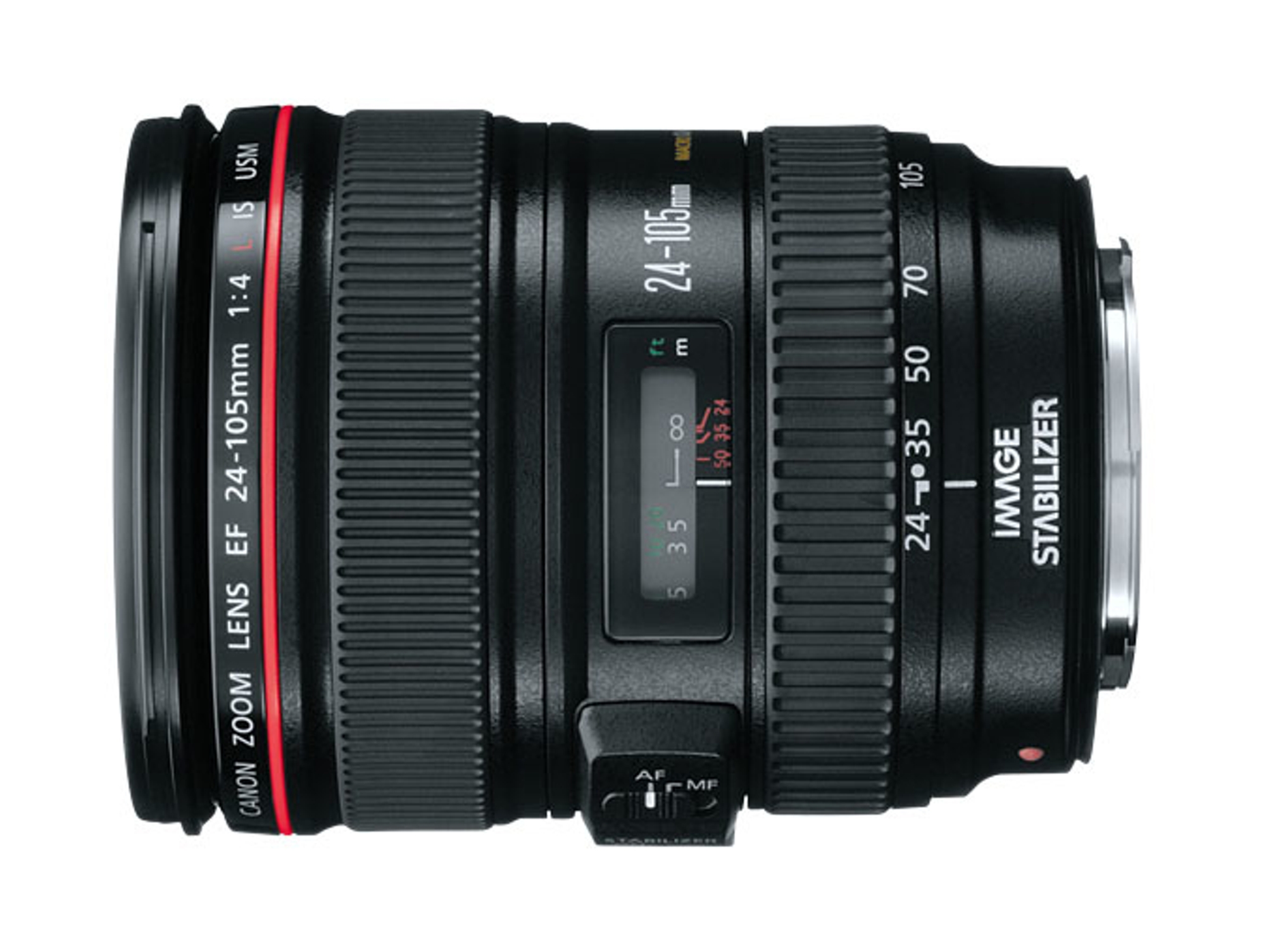 Objetivo CANON EF 24-105mm f/4L IS USM (Negro - Encaje: Canon EF - Apertura:  - f/22)