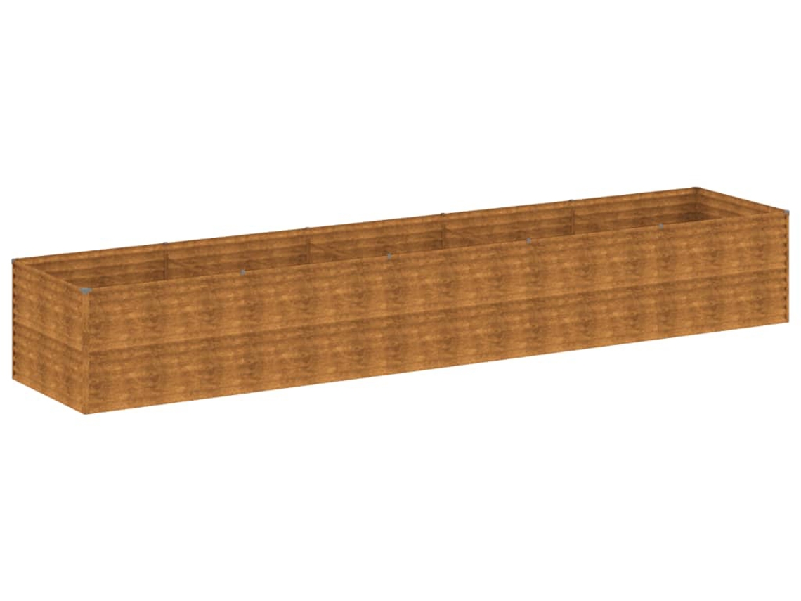 Jardinera VIDAXL de Acero Corten (479X100X69 cm)