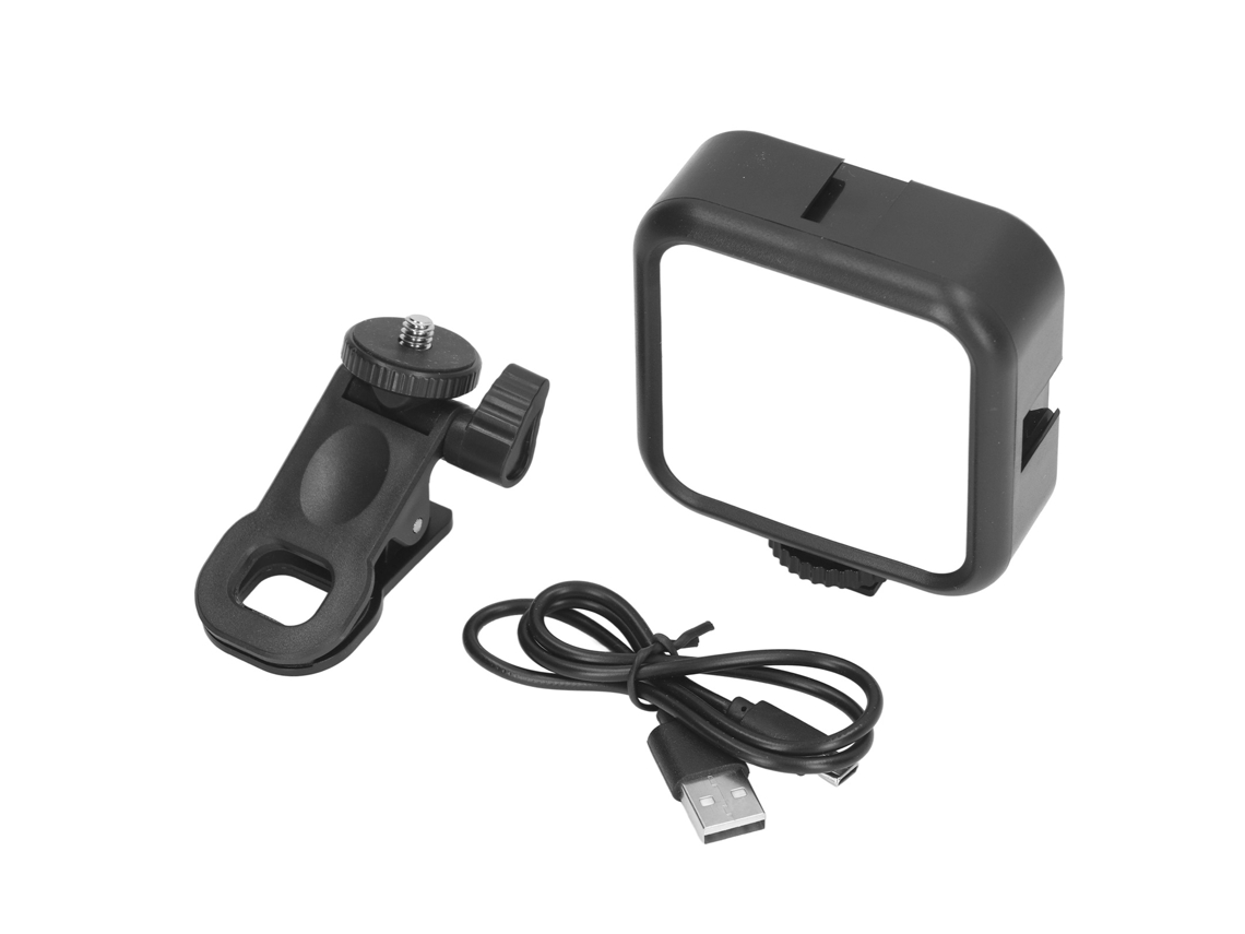 JILLIOPER Luz de Relleno con Clip para Fotografía, Luz Suave para Destacar Fotos con Clip