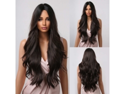 Peluca para mujeres con cabello largo y rizado. lc2019 2 YUNZII