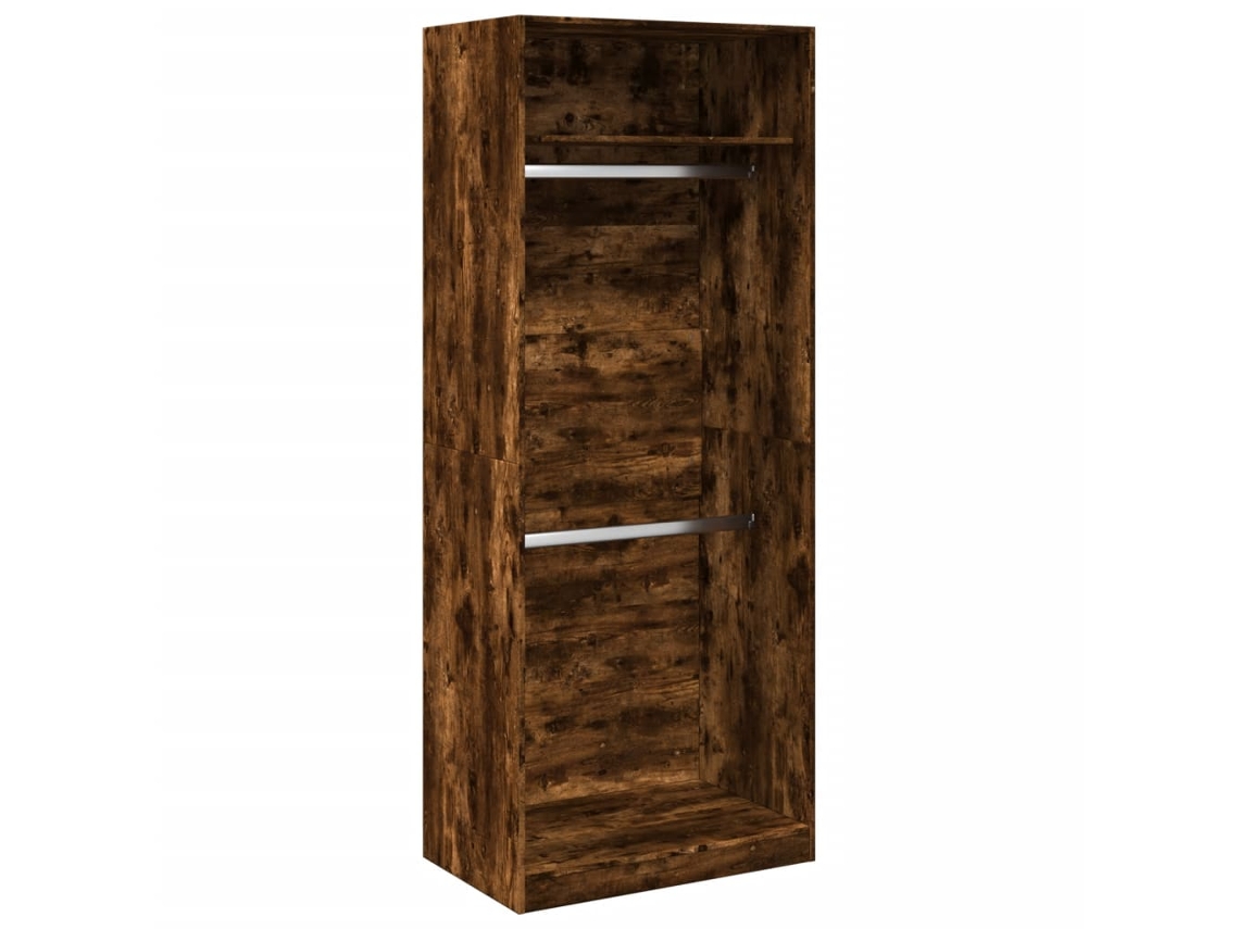 Armario Roble Ahumado MAISON EXCLUSIVE en derivados de la madera 80x50x200 cm