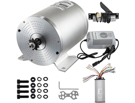 Motor Scooter Eléctrico Motor sin Escobillas 48 V 1800W Controlador Pedal Cargador VEVOR