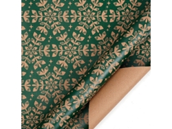 Papel de regalo navideño Eifson, 4 hojas, ideal para las fiestas de invierno, 70 x 50 cm (10 unidades)
