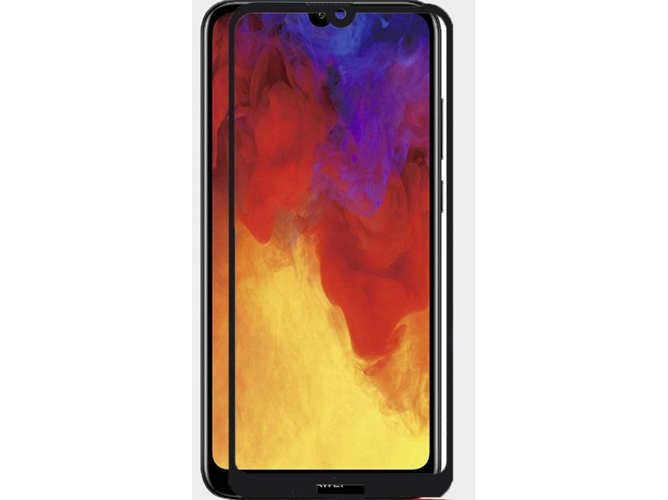 Protector de Cristal Templado Huawei Y6 2019 Completo Negro