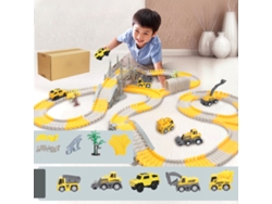 Pista De Carreras Para Niños Construcción Flexible Con Coches Eléctricos Juego De Ensamblaje Regalo Diy Etc343