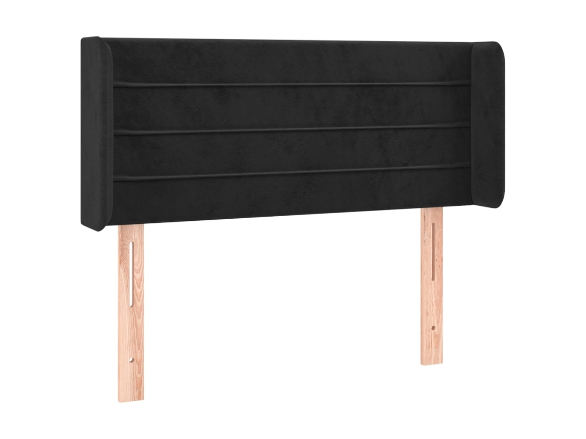 Maison Exclusive - Cabecero De Terciopelo Negro 103x16x78/88 Cm
