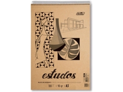 Bloc de Dibujo FIRMO Espiral (Beige - A3 - 100 Hojas - 100 Hojas - Liso)