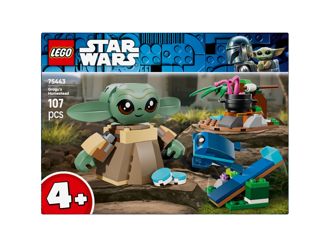 Lego® 75443 Star Wars: Mandalorian™ Hogar De Grogu – Baby Yoda, Rana, Catapulta Y Macarrón Azul 4+