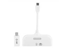 Adaptador Micro USB a HDMI OTG 5 en 1 con lector de tarjetas para Android